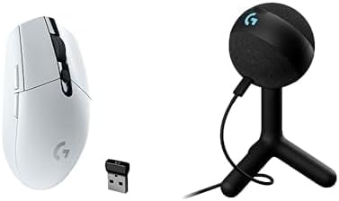 Logitech G305 Lightspeed Wireless Gaming Mouse, Hero Sensor, 12,000 DPI, Lightweight, 6 Programmable Buttons, 250h Battery, On-Board Memory, Compatible with PC, Mac - Black - Flex Gamingproduct_type