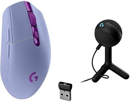 Logitech G305 Lightspeed Wireless Gaming Mouse, Hero Sensor, 12,000 DPI, Lightweight, 6 Programmable Buttons, 250h Battery, On-Board Memory, Compatible with PC, Mac - Black - Flex Gamingproduct_type