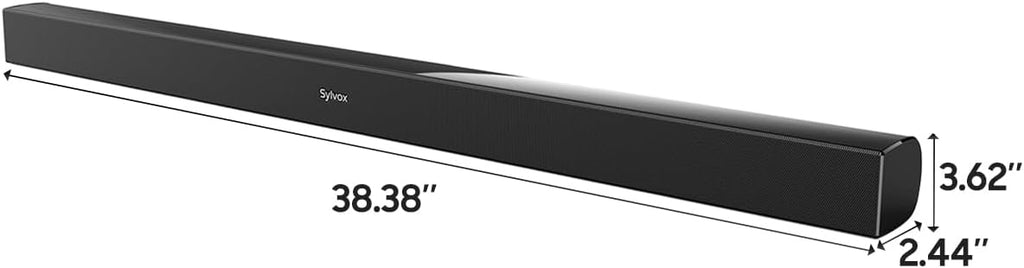 SYLVOX Outdoor Soundbar, IP65 Waterproof 60 Watts Soundbar with HDMI, Optical, AUX, USB and Bluetooth Connection, 38 Inch,Mountable - Flex Gamingproduct_type