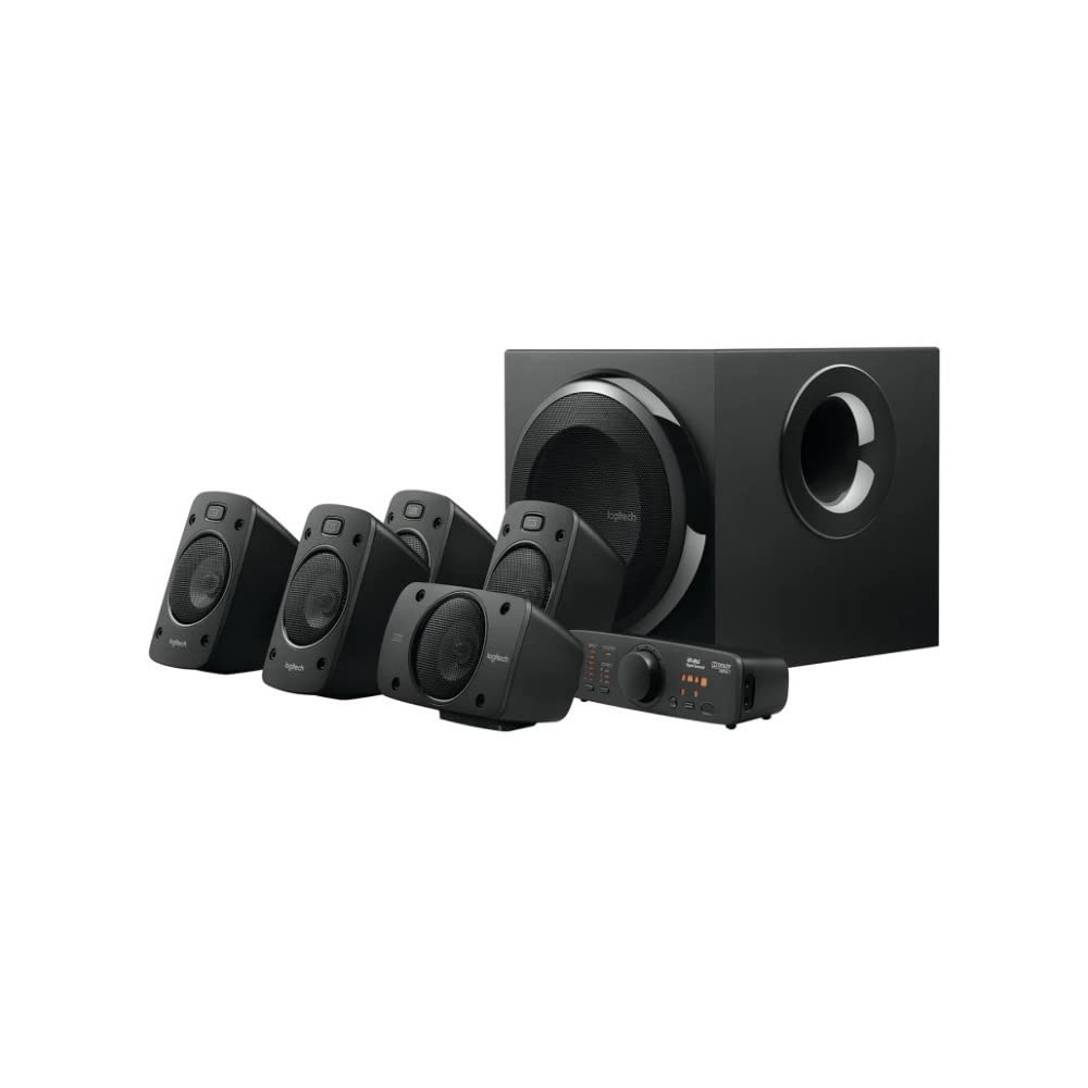 Logitech Z906 5.1 Surround Sound Speaker System - THX, Dolby Digital and DTS Digital Certified - Black - Flex Gamingproduct_type