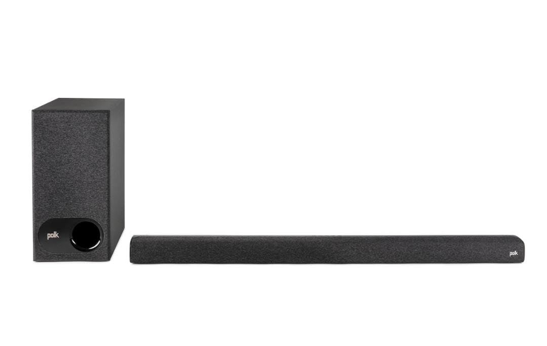 Polk Audio Signa S2 Sound Bar for Smart TV with Subwoofer, Wireless – Exclusive VoiceAdjust Technology, Ultra-Slim Design, Works with 4K & HD TVs, HDMI & Optical, Bluetooth, Wireless Streaming - Flex Gamingproduct_type