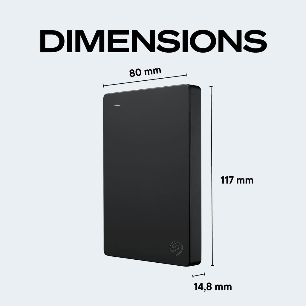 Seagate Portable 5TB External Hard Drive HDD – USB 3.0 for PC, Mac, PS4, & Xbox - 1-Year Rescue Service (STGX5000400), Black - Flex Gamingproduct_type