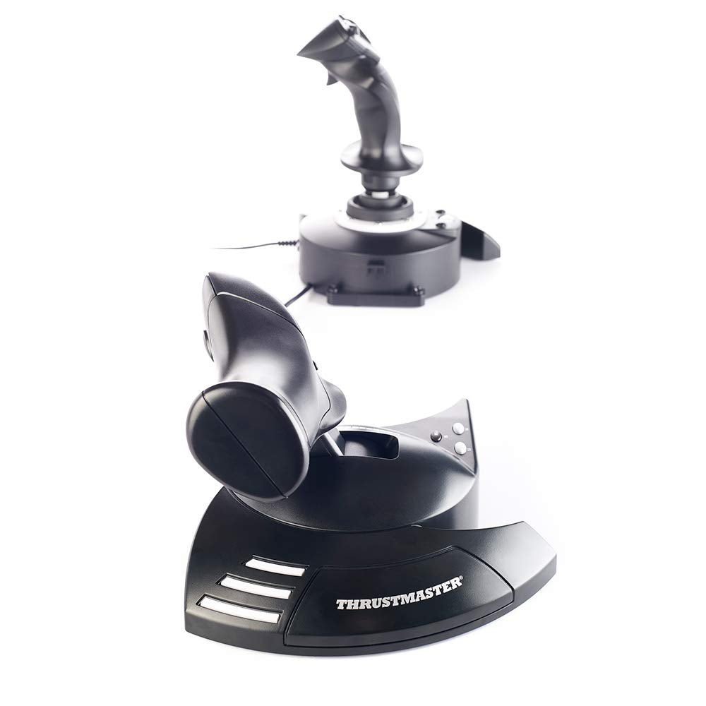 Thrustmaster T-Flight Full Kit HOTAS with Rudder Pedals - XBOX & PC | Hall-Effect joystick, 5 axes, 14 mappable buttons, detachable throttle, hat switch, adjustable resistance, for flight sims - Flex Gamingproduct_type