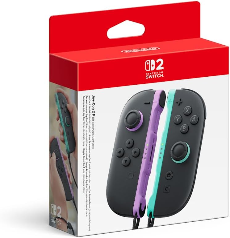 Elevate Your Game with Nintendo Switch 2 Joy-Con Controllers - Light Purple & Light Green - Flex Gamingproduct_type