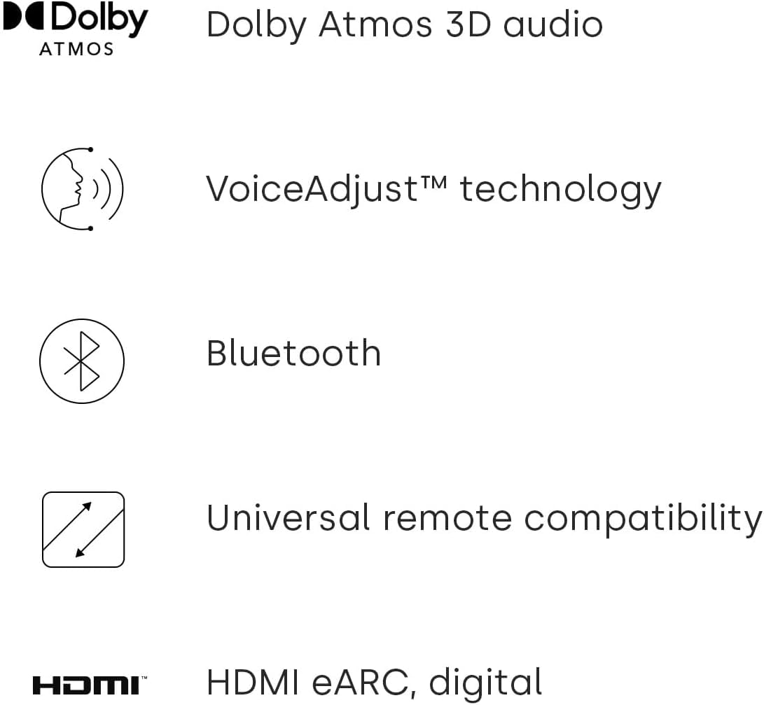 Polk Audio Signa S2 Sound Bar for Smart TV with Subwoofer, Wireless – Exclusive VoiceAdjust Technology, Ultra-Slim Design, Works with 4K & HD TVs, HDMI & Optical, Bluetooth, Wireless Streaming - Flex Gamingproduct_type