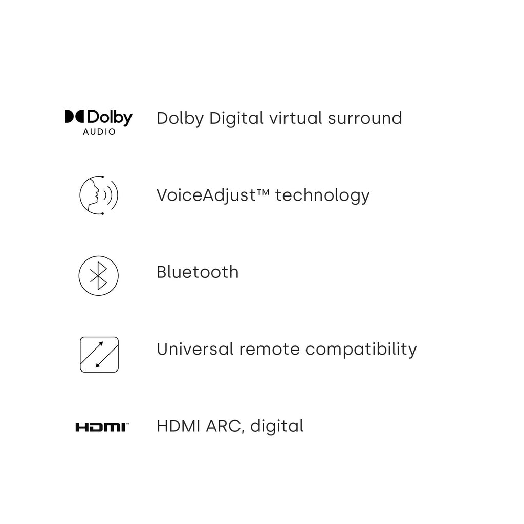 Polk Audio Signa S2 Sound Bar for Smart TV with Subwoofer, Wireless – Exclusive VoiceAdjust Technology, Ultra-Slim Design, Works with 4K & HD TVs, HDMI & Optical, Bluetooth, Wireless Streaming - Flex Gamingproduct_type
