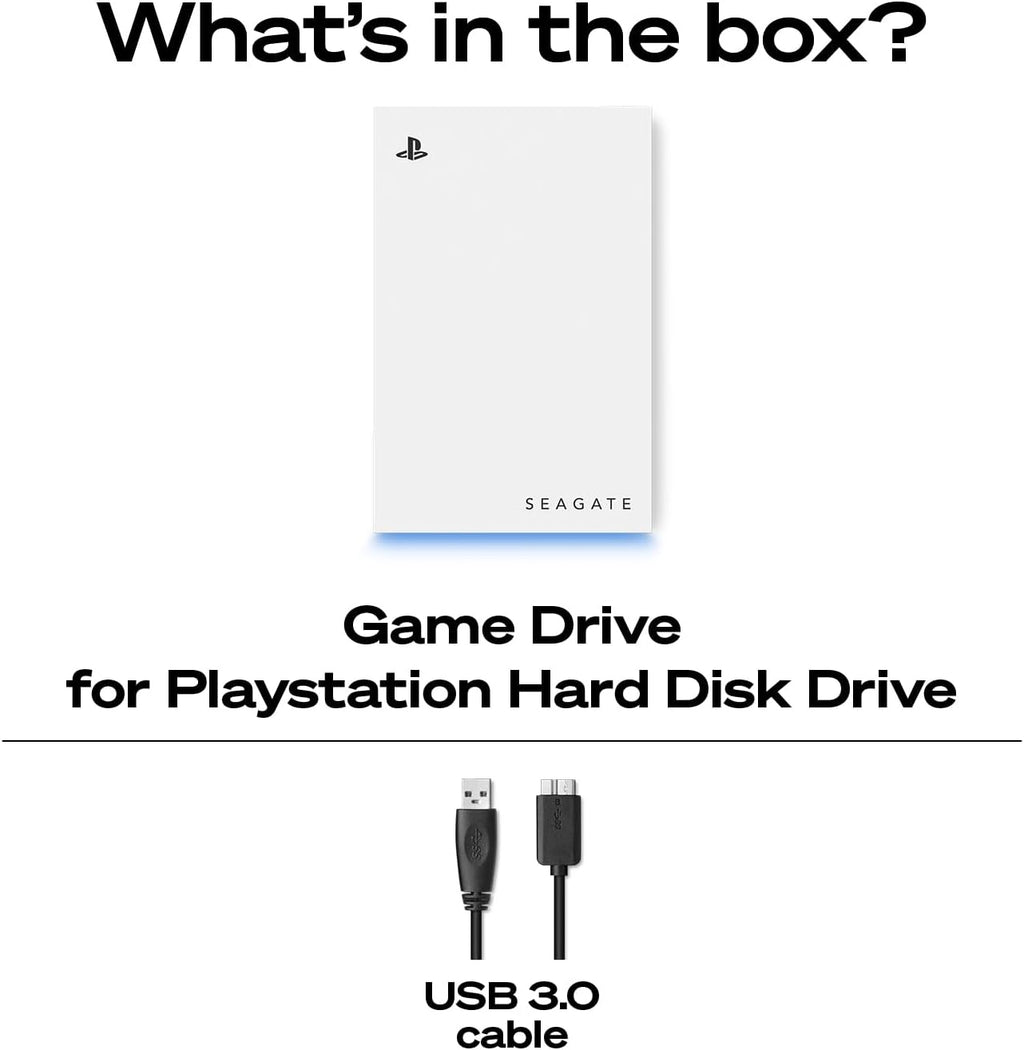 Seagate Game Drive for PS5 5TB External HDD - USB 3.0, Officially Licensed, Blue LED (STLV5000100) - Flex Gamingproduct_type