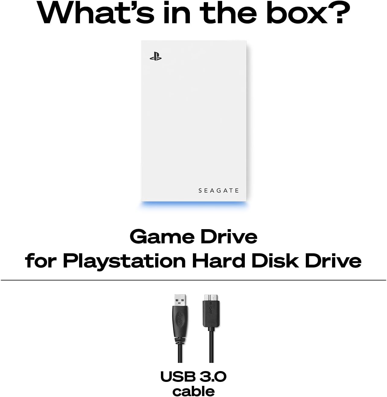 Seagate Game Drive for PS5 5TB External HDD - USB 3.0, Officially Licensed, Blue LED (STLV5000100) - Flex Gamingproduct_type