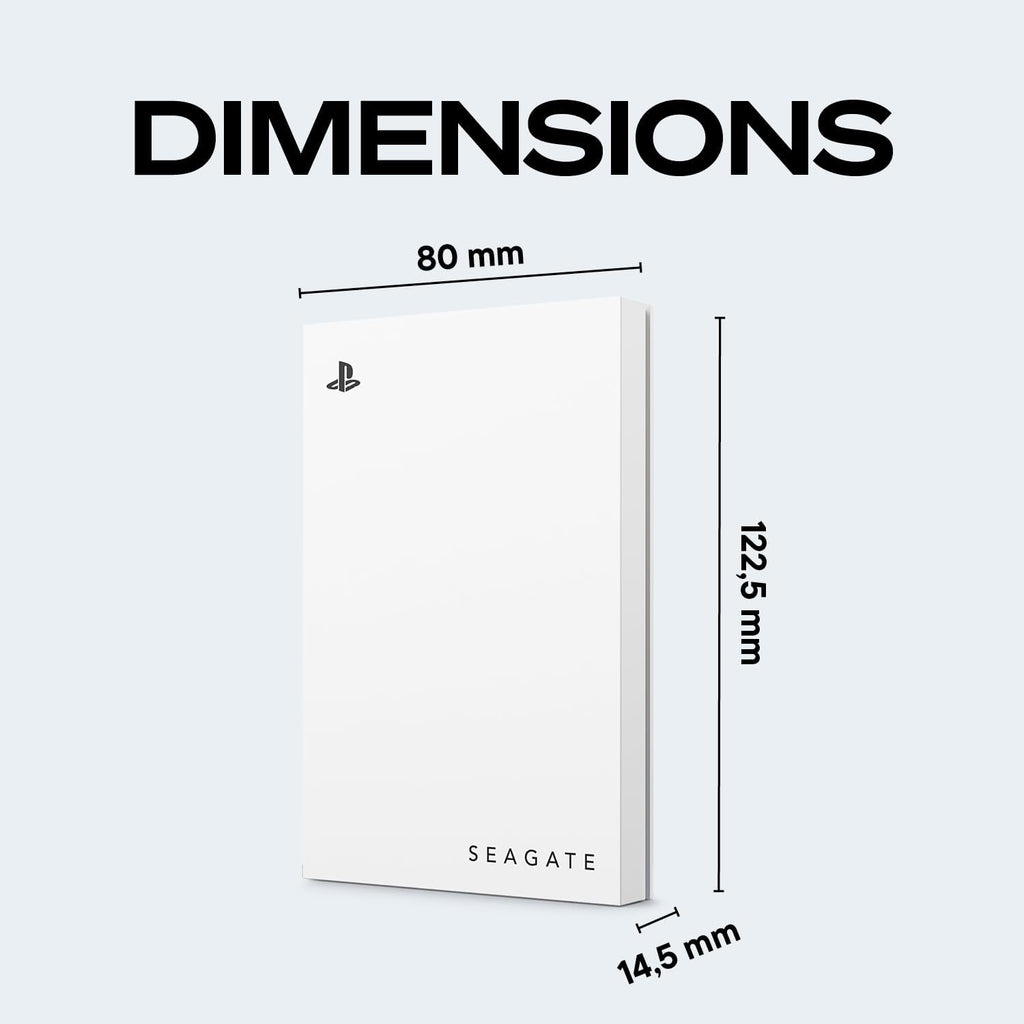 Seagate Game Drive for PS5 5TB External HDD - USB 3.0, Officially Licensed, Blue LED (STLV5000100) - Flex Gamingproduct_type