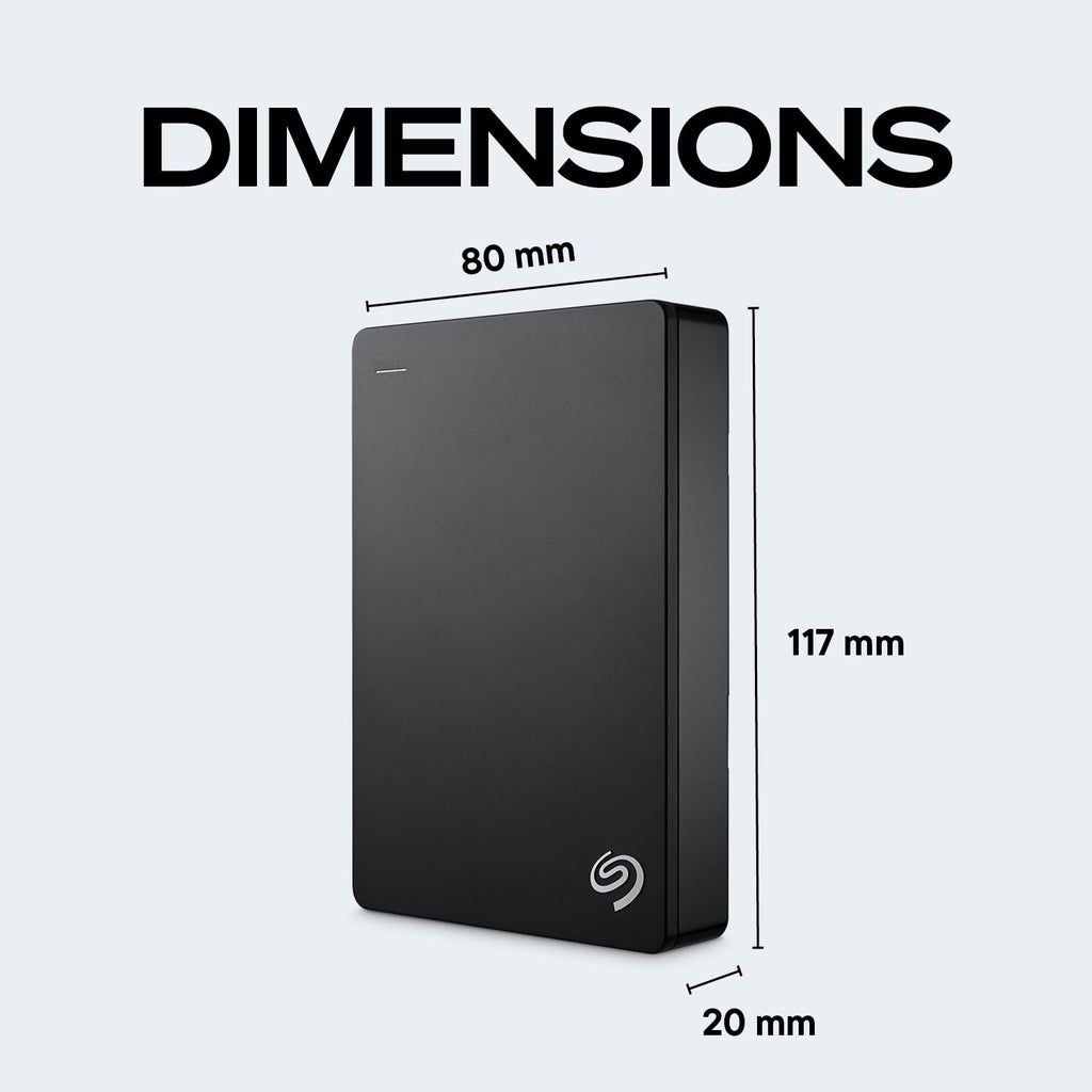 Seagate Portable 5TB External Hard Drive HDD – USB 3.0 for PC, Mac, PS4, & Xbox - 1-Year Rescue Service (STGX5000400), Black - Flex Gamingproduct_type