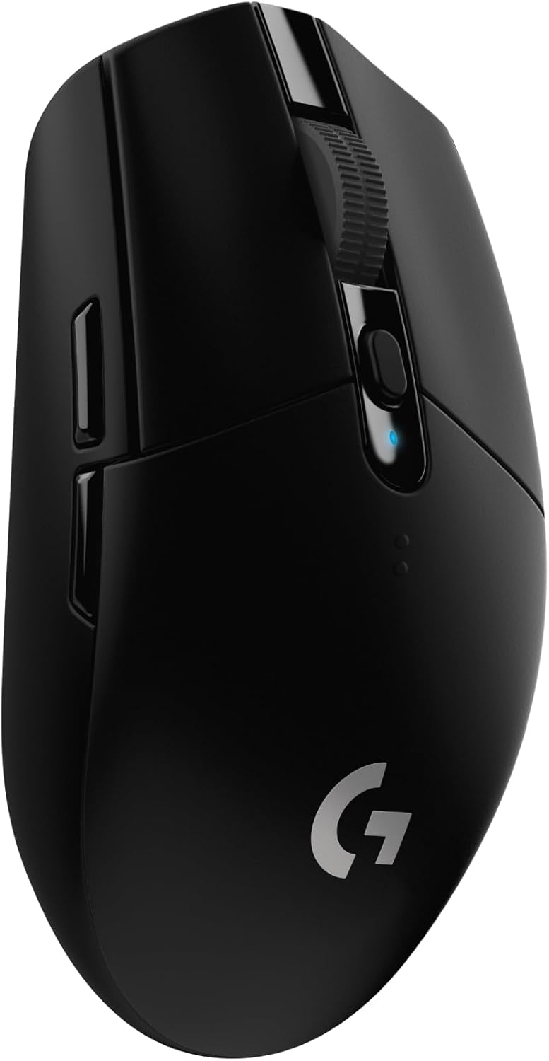 Logitech G305 Lightspeed Wireless Gaming Mouse, Hero Sensor, 12,000 DPI, Lightweight, 6 Programmable Buttons, 250h Battery, On-Board Memory, Compatible with PC, Mac - Black - Flex Gamingproduct_type