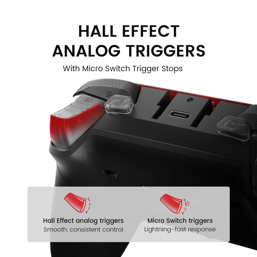 GameSir G7 Pro Wired Controller for Xbox Series X|S, Xbox One, Wireless Gamepad for PC&Android with TMR Sticks, Hall Effect Analog Triggers, 1000Hz Polling Rate, 3.5mm Audio Jack - Black - Flex Gamingproduct_type