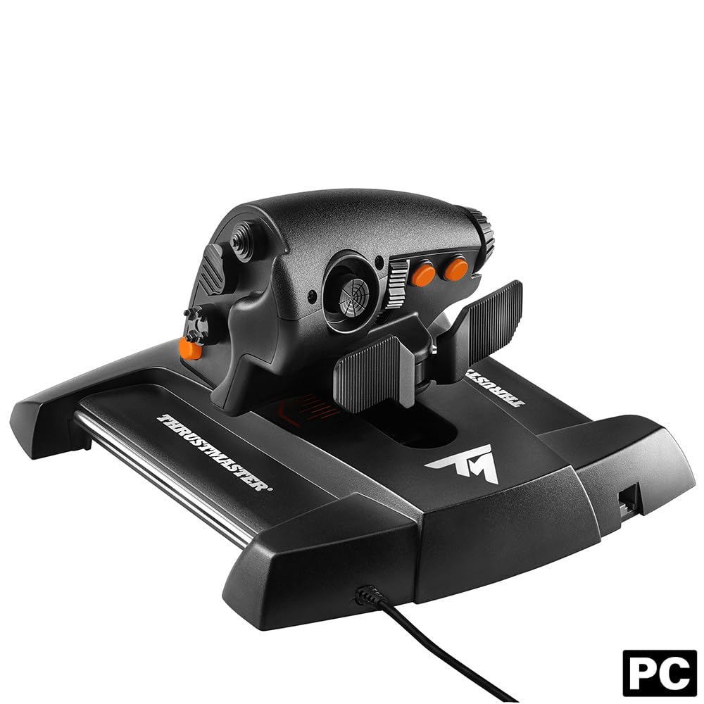 Thrustmaster T16000M FCS Space Sim Duo Combat Flight Sim Joystick - PC | Dual Hall-Effect sticks, 32 programable buttons, weighted bases, 8-way hat switch, 4 axes, twist rudder, integrated throttle - Flex Gamingproduct_type