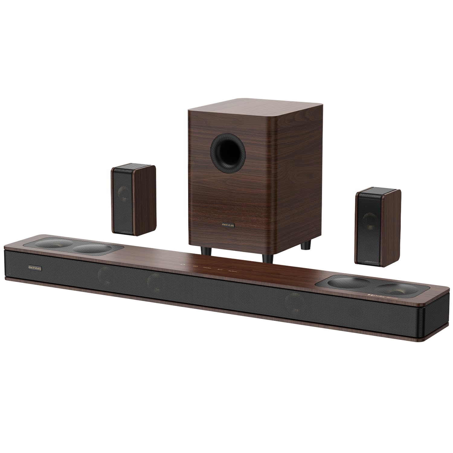 Flagship 5.3.4 Soundbar with Dolby Atmos, 800W Sound Bar for Smart TV with Subwoofer, 2 Wireless Rear Speakers, BassCoupling Tech for 28Hz Depth, Home Theater Surround Sound System Works eARC, BT 5.4 - Flex Gamingproduct_type