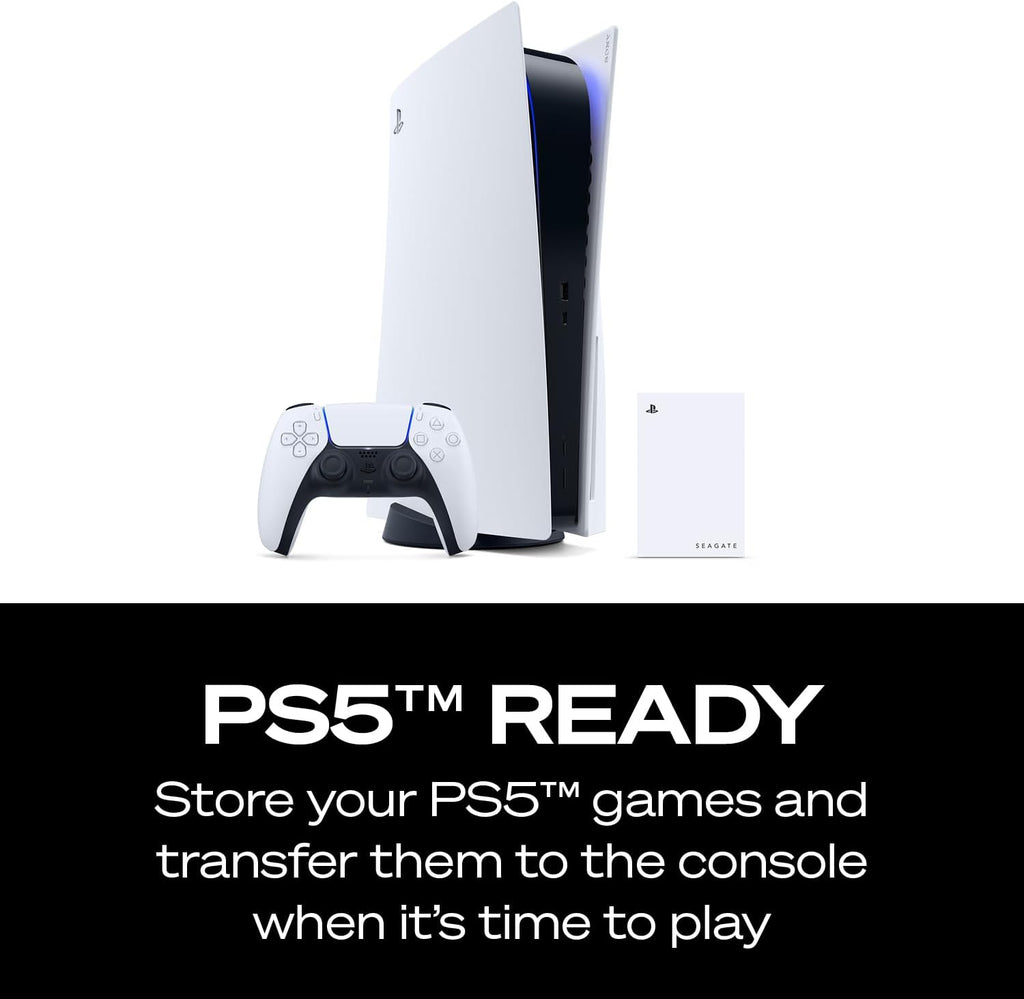 Seagate Game Drive for PS5 5TB External HDD - USB 3.0, Officially Licensed, Blue LED (STLV5000100) - Flex Gamingproduct_type