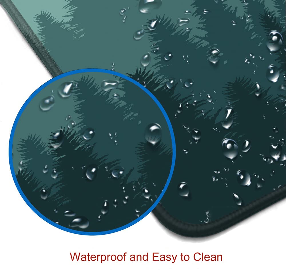 Gaming Mouse Pad, Large Non-Slip Rubber Base Mousepad, Keyboard Mouse Mat, Desk Pad with Stitched Edges, 31.5x11.8inch, Dazzling Galaxy - Flex Gamingproduct_type