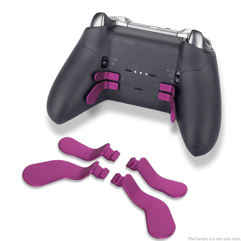 CHARM FOCUS 16-in-1 Metal Thumbsticks Replacement Kits for Xbox Elite Series 2, Xbox Elite 2 Controller Accessories, Includes Magnetic Joysticks, Paddles, Silicone Caps, D-Pads, 1 Tool (Volcano Red) - Flex Gamingproduct_type