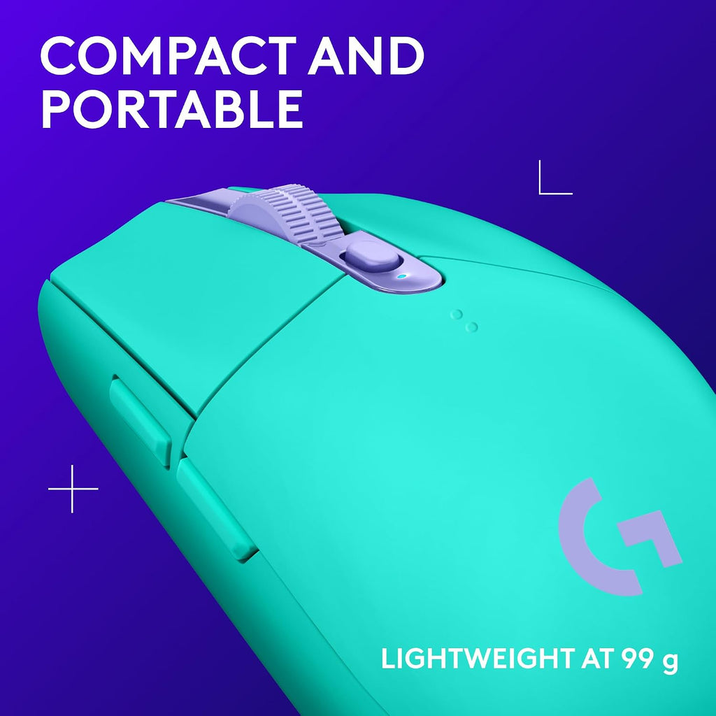 Logitech G305 Lightspeed Wireless Gaming Mouse, Hero Sensor, 12,000 DPI, Lightweight, 6 Programmable Buttons, 250h Battery, On-Board Memory, Compatible with PC, Mac - Black - Flex Gamingproduct_type