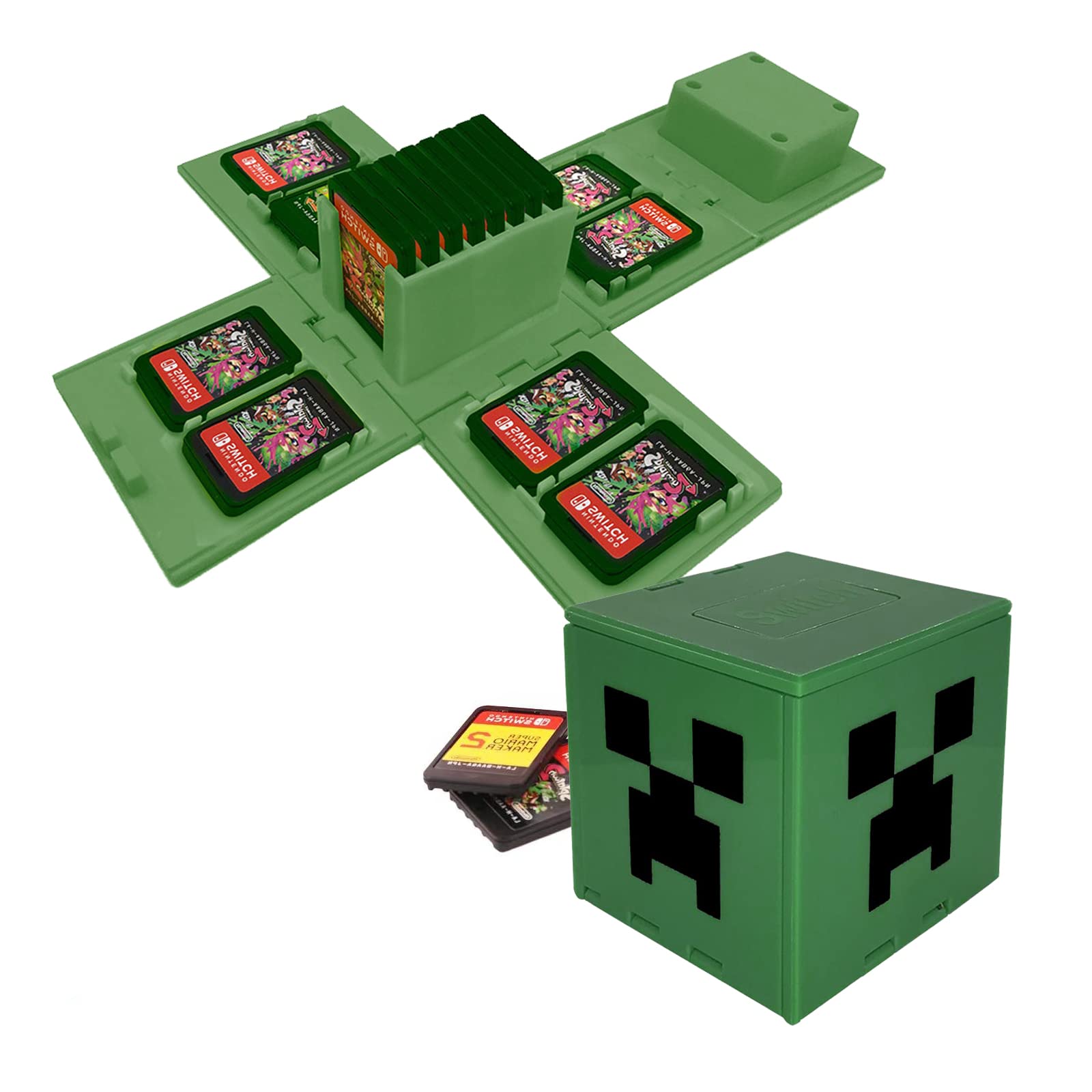Game Card Holder for Nintendo Switch - 16 Game Card Case Storage Cube, Portable Organizer for Switch Lite - Flex Gamingproduct_type