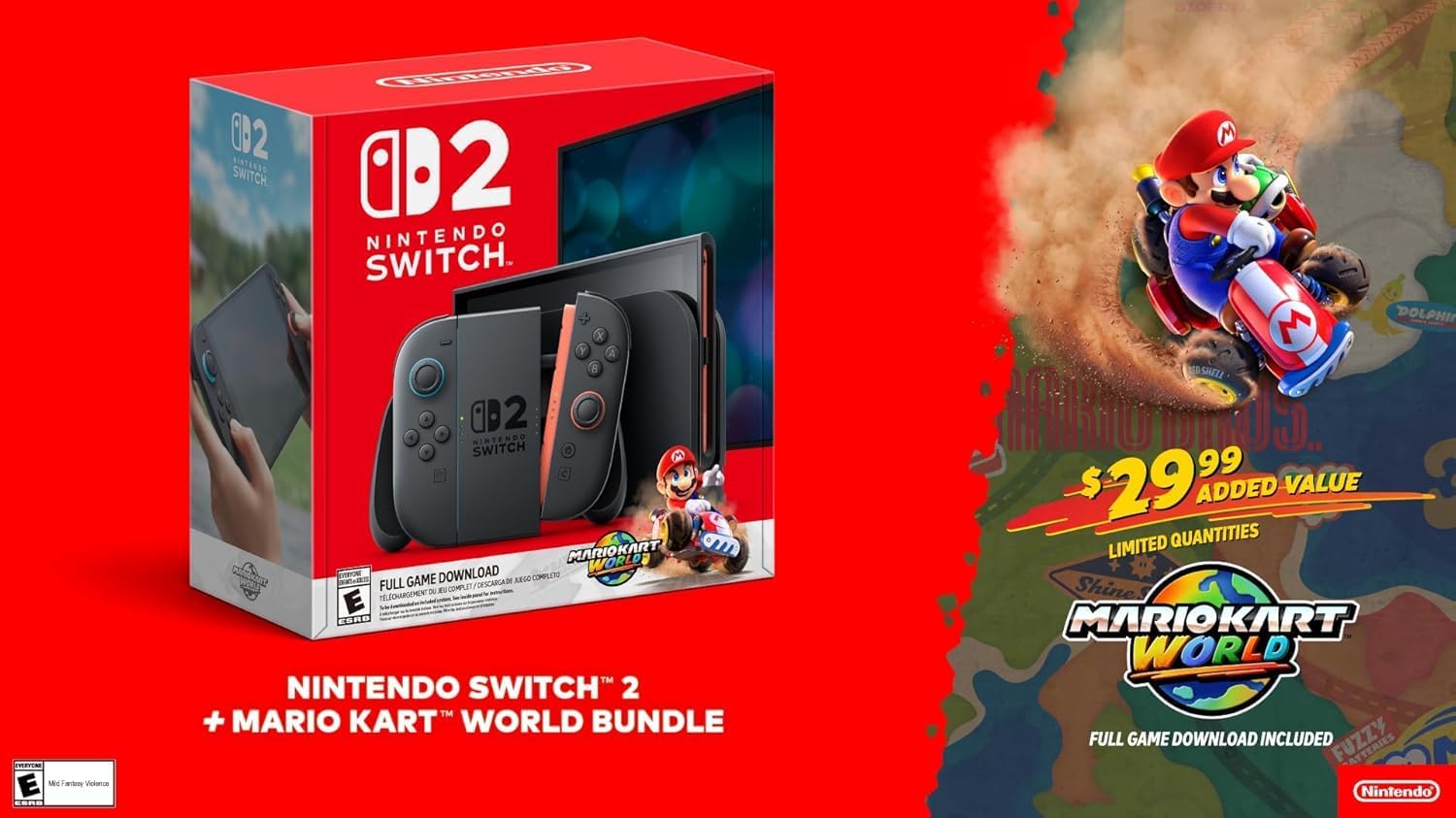 Nintendo Switch 2 Mario Kart Bundle - Your Ultimate Gaming Adventure Awaits! - Flex Gamingproduct_type