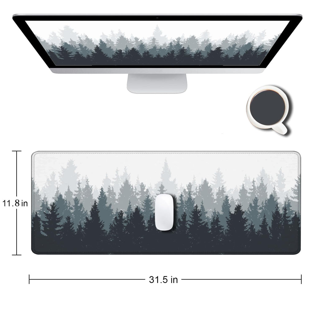 Gaming Mouse Pad, Large Non-Slip Rubber Base Mousepad, Keyboard Mouse Mat, Desk Pad with Stitched Edges, 31.5x11.8inch, Dazzling Galaxy - Flex Gamingproduct_type
