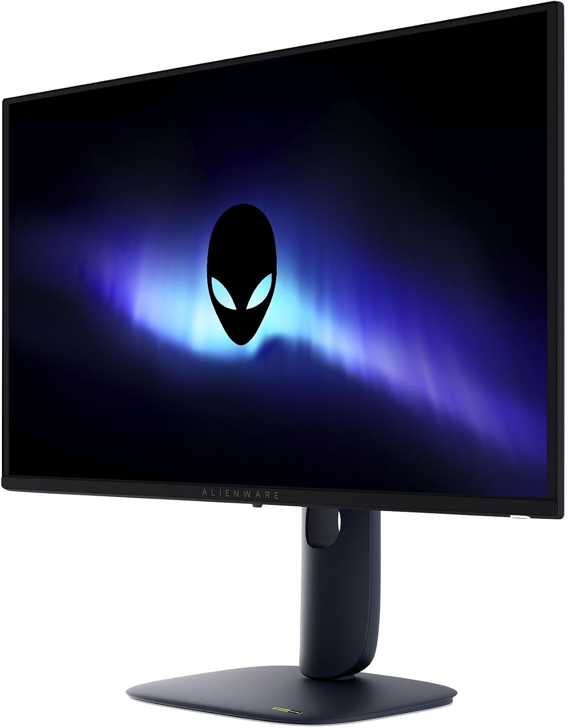 Alienware 27 Gaming Monitor - AW2725D, QHD (2560x1440), 280Hz, QD OLED, 0.03ms, NVIDIA G-SYNC Compatible, AMD FreeSync Premium Pro, HDR True Black 400, USB-C, DisplayPort, 2 HDMI, 3 Year Warranty