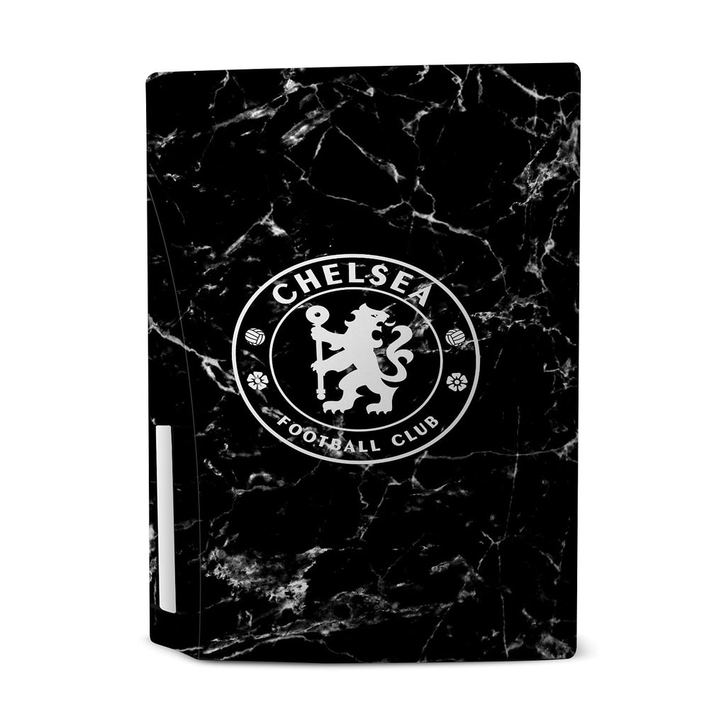 Black Marble Mixed Logo Matte Vinyl Faceplate Sticker Gaming Skin Case Cover Compatible with Sony Playstation 5 PS5 Disc Edition Console & DualSense Controller - Flex Gamingproduct_type