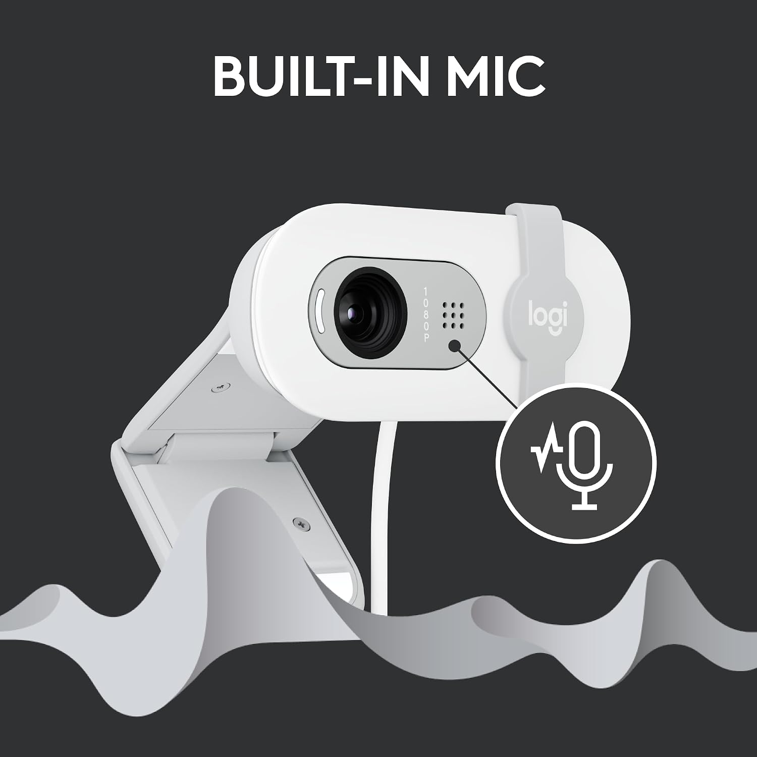 Logitech Brio 101 Full HD 1080p Webcam for Meetings, Streaming, Desktop, Laptop, PC - Built-in Mic, Shutter, Works with Zoom, Microsoft Teams, Nintendo Switch 2’s new GameChat Mode, USB-A,-Black - Flex Gamingproduct_type