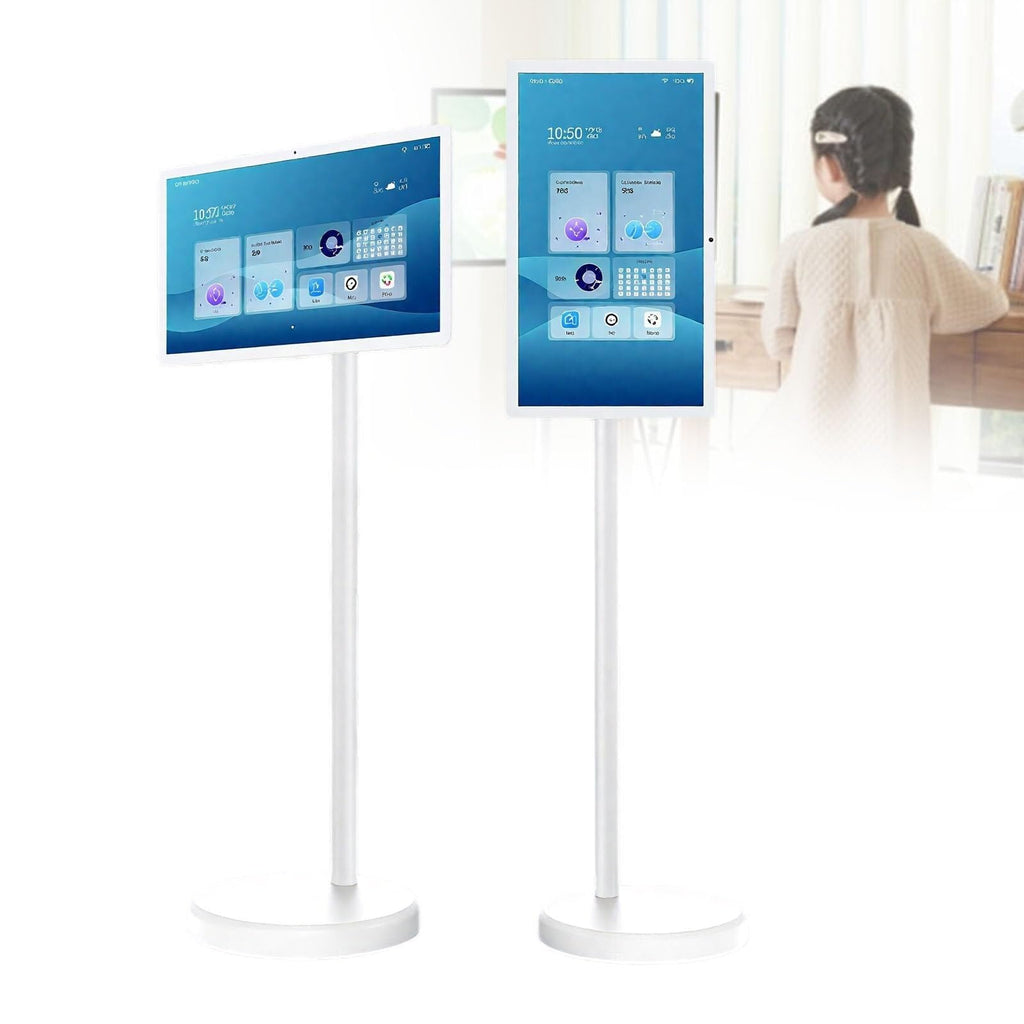 1080P Portable Smart Touch Monitor - 24" FHD Display, Full Swivel, Adjustable Rolling Stand, 128GB Storage, Ideal for Home Office, Gaming, and Presentations - Flex Gamingproduct_type