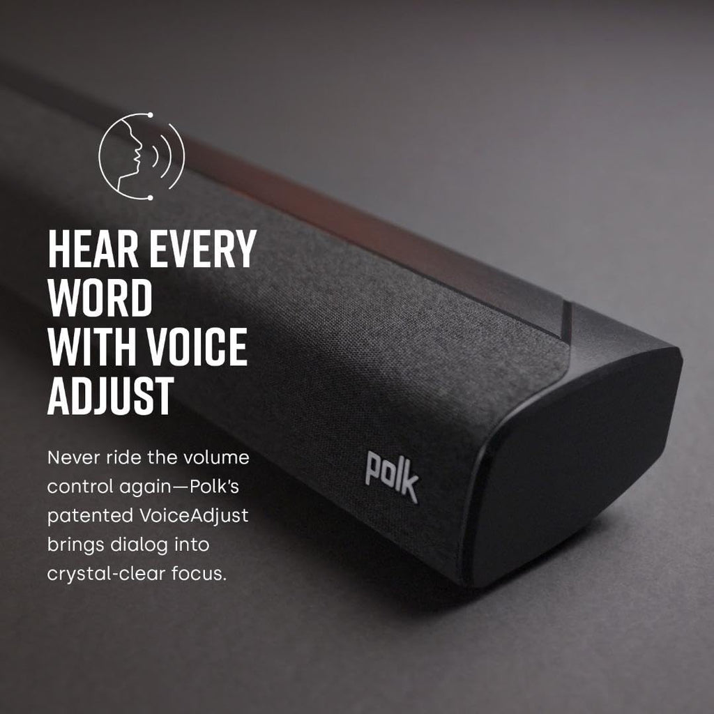 Polk Audio Signa S2 Sound Bar for Smart TV with Subwoofer, Wireless – Exclusive VoiceAdjust Technology, Ultra-Slim Design, Works with 4K & HD TVs, HDMI & Optical, Bluetooth, Wireless Streaming - Flex Gamingproduct_type