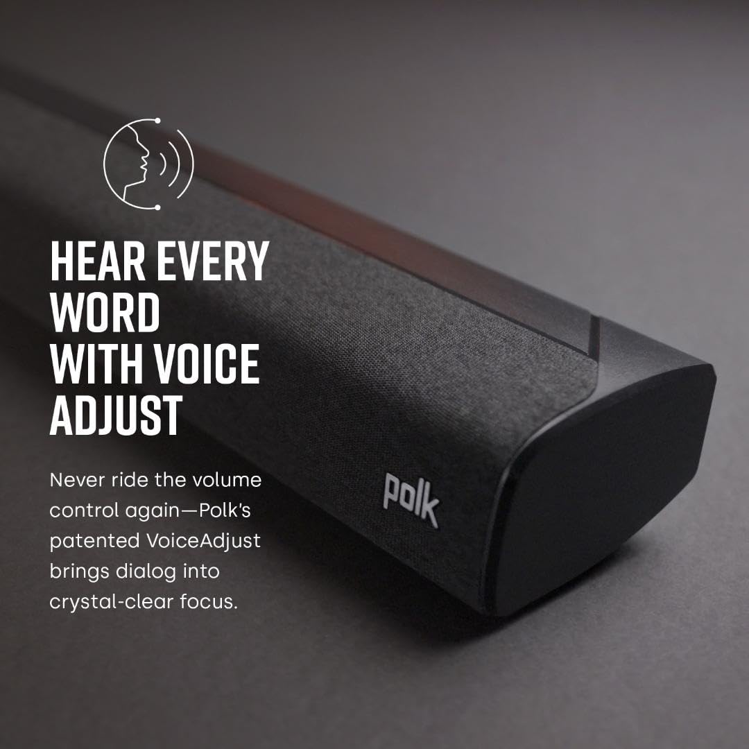 Polk Audio Signa S2 Sound Bar for Smart TV with Subwoofer, Wireless – Exclusive VoiceAdjust Technology, Ultra-Slim Design, Works with 4K & HD TVs, HDMI & Optical, Bluetooth, Wireless Streaming - Flex Gamingproduct_type