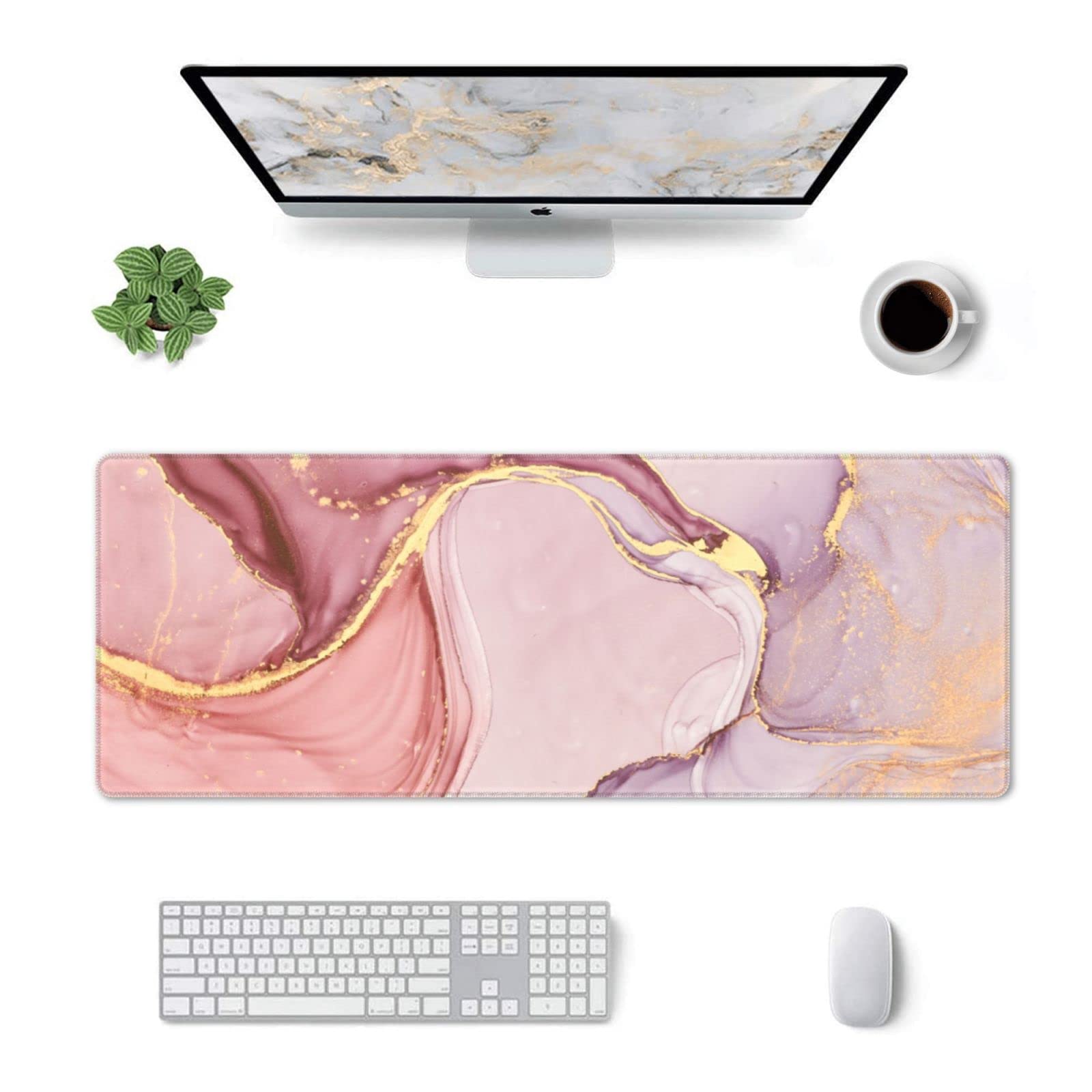 White Ukiyo-e Style Sports Car Large Gaming Mouse Pad Desktop Mat 31.5x11.8 Inch - Non-Slip Rubber Base - for Gamers - Perfect for Gamers & PC Enthusiasts - Flex Gamingproduct_type