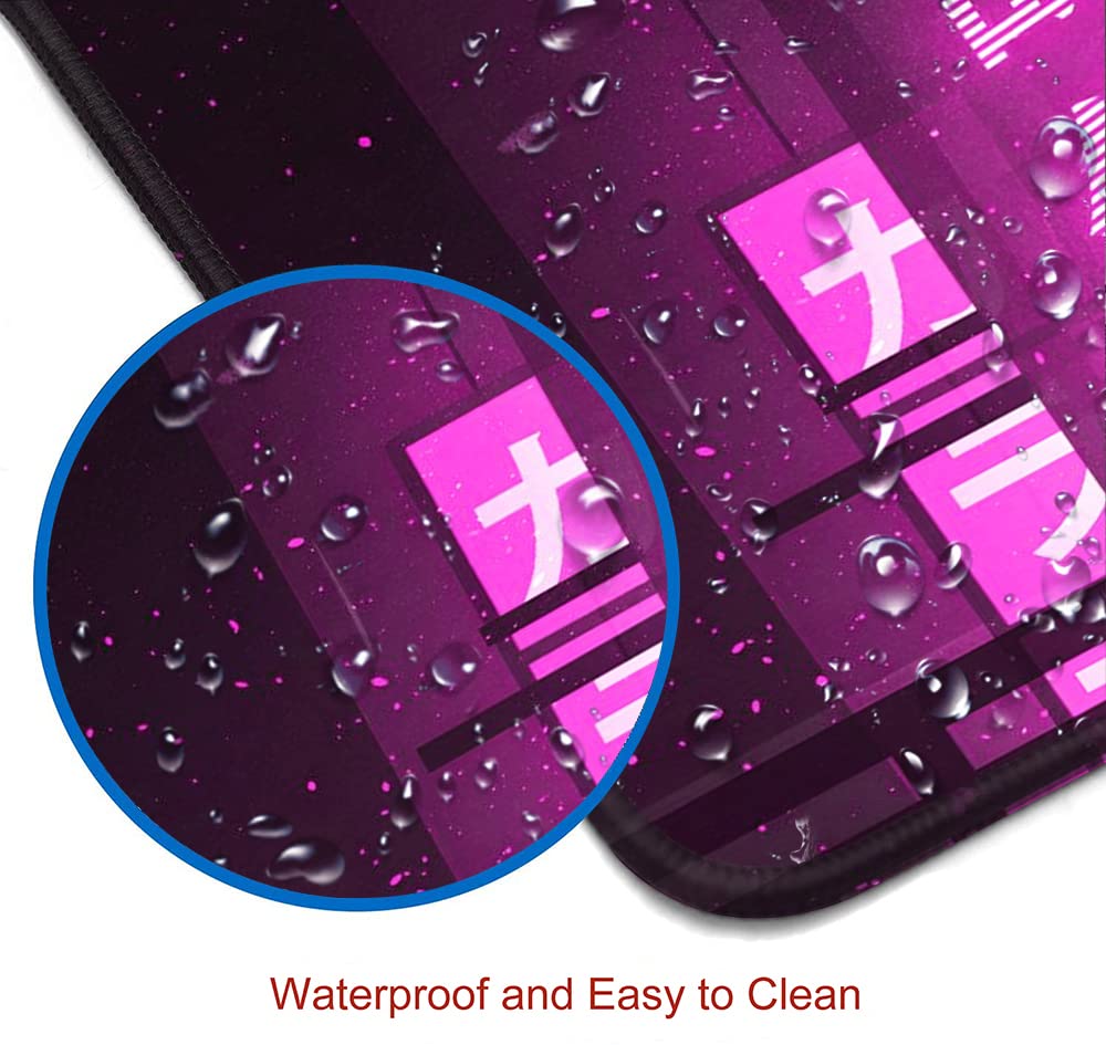 Gaming Mouse Pad, Large Non-Slip Rubber Base Mousepad, Keyboard Mouse Mat, Desk Pad with Stitched Edges, 31.5x11.8inch, Dazzling Galaxy - Flex Gamingproduct_type