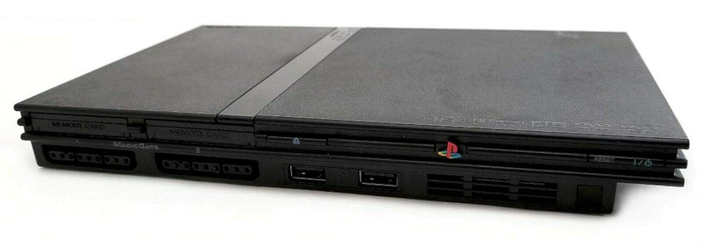 Sony PS2 SLIM Game System Gaming Console with 2 WIRELESS CONTROLLERS PLAYSTATION-2 (Renewed) - Flex Gamingproduct_type