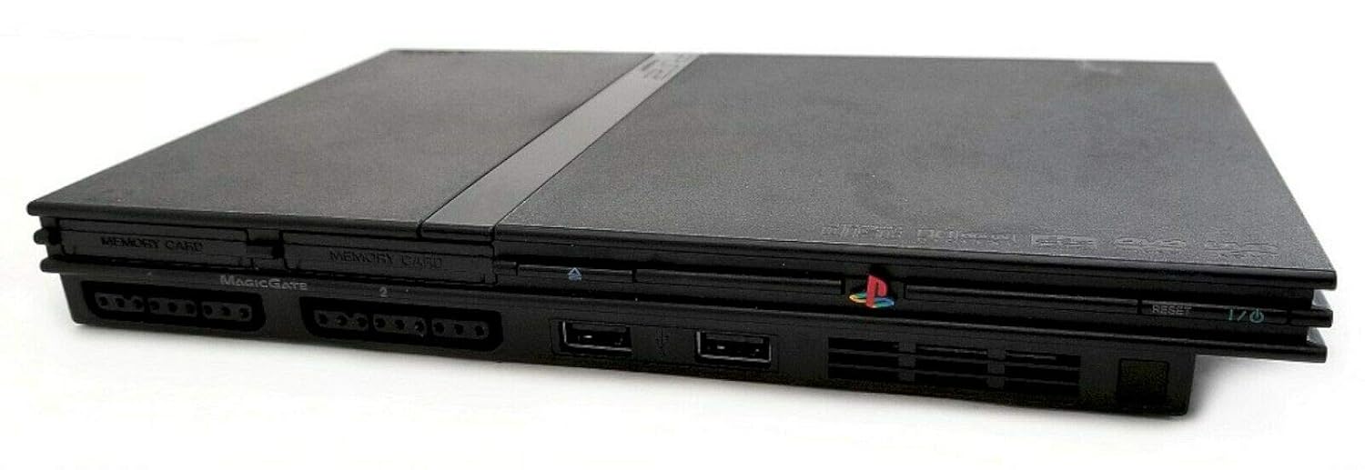 Sony PS2 SLIM Game System Gaming Console with 2 WIRELESS CONTROLLERS PLAYSTATION-2 (Renewed) - Flex Gamingproduct_type