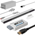 PORTHOLIC 4 in 1 Wii Replacement Cables Set, Wii AC Power Adapter + Wii to hdmi Converter+ Wired Motion Sensor Bar and Composite Audio Video Cable for Nintendo Wii - Flex Gamingproduct_type