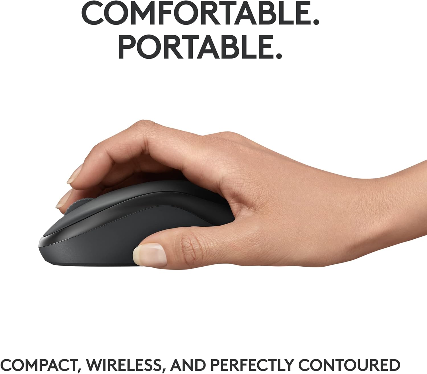 Logitech M240 Silent Bluetooth Mouse, Graphite