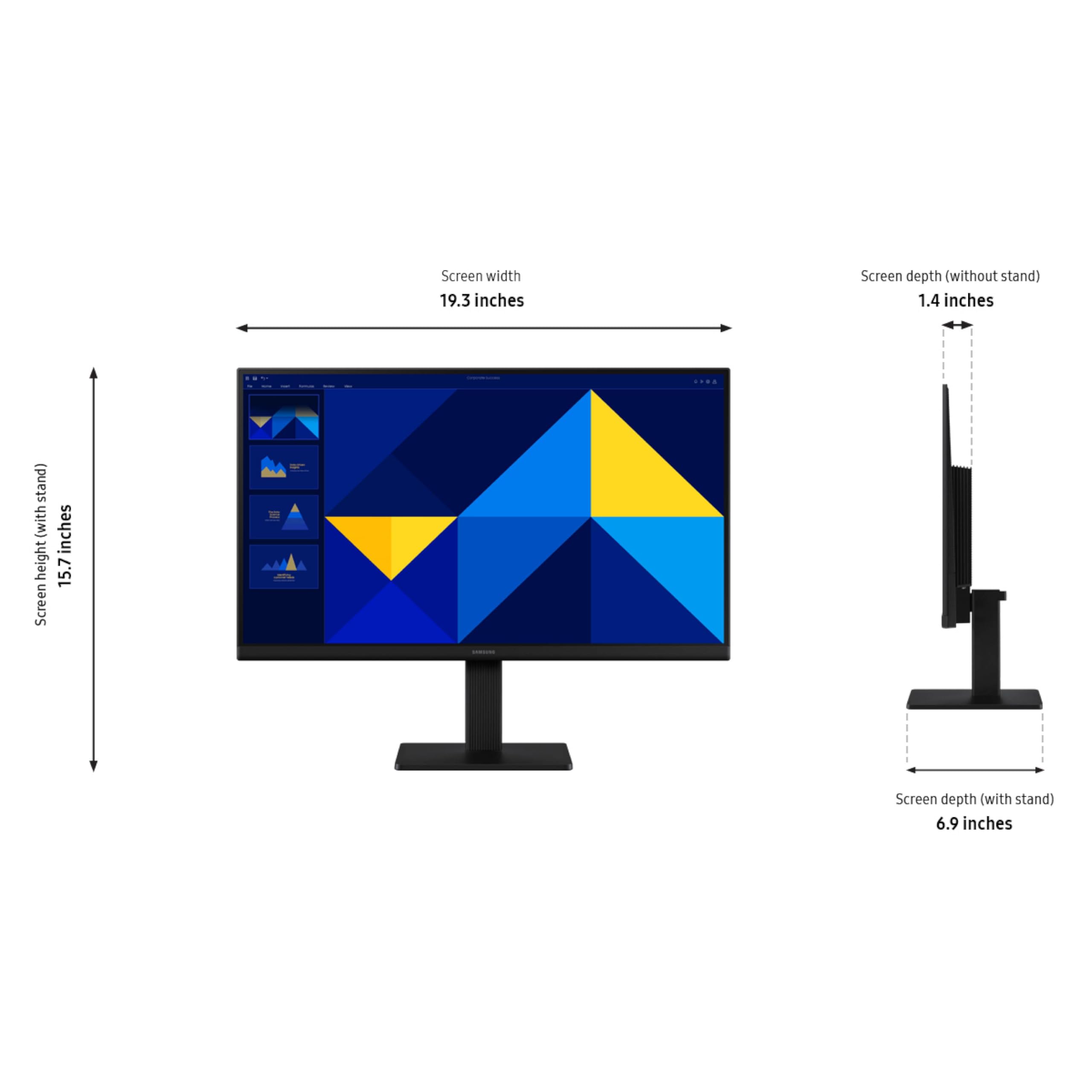 Samsung 24" (S30GD) Essential Monitor with IPS Panel and Tilt Only Stand, 100Hz Refresh Rate, Ergonomic Design, Advanced Eye Care, Game Mode, LS24D304GANXZA - Flex Gamingproduct_type