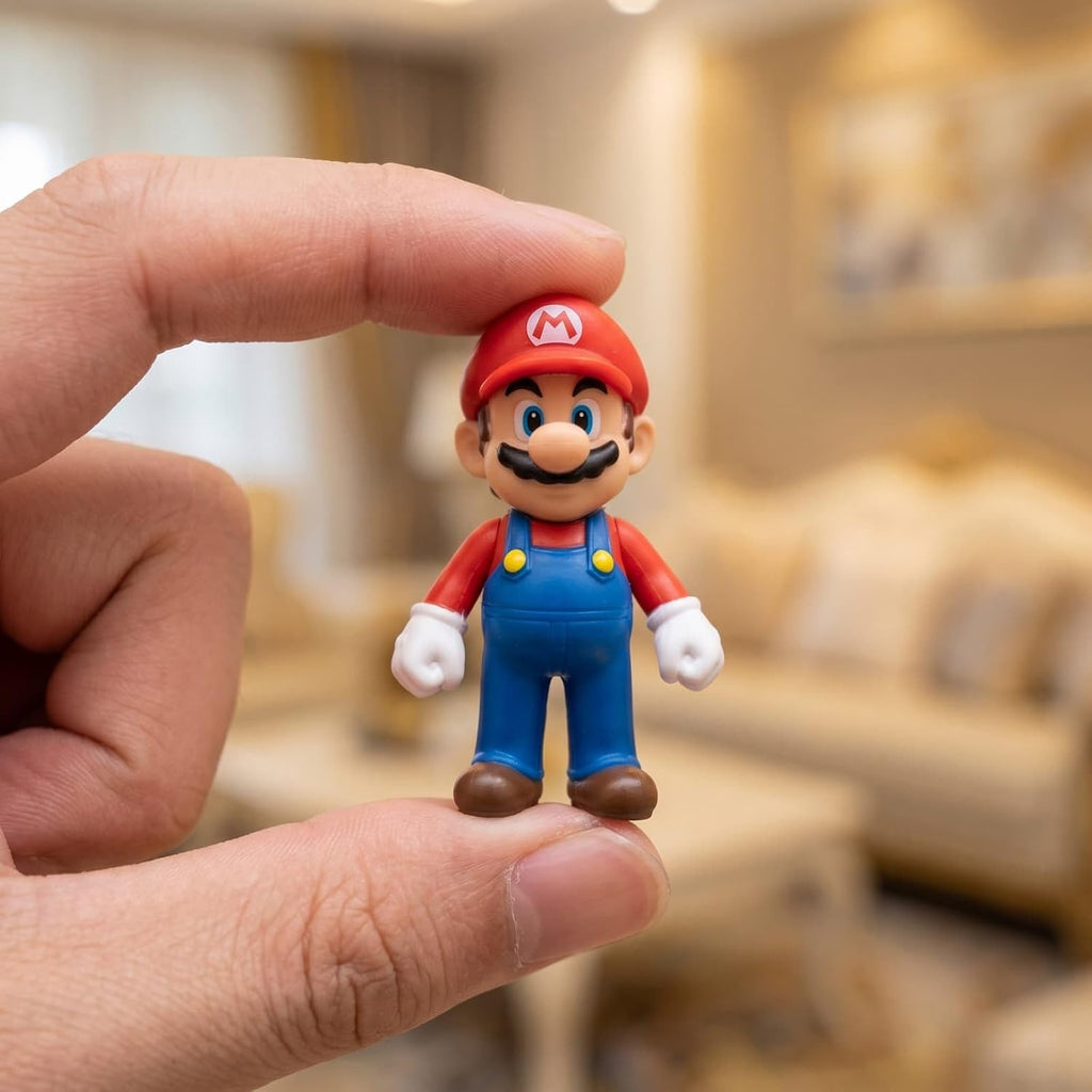 18 Pcs Mario Figurines Set, Mario Mini Collection Figures, Ideal for Cake Toppers & Party Scene Decor - Flex Gamingproduct_type