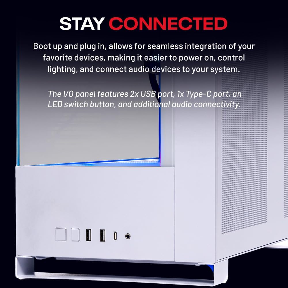 Skytech Gaming Archangel 5 Gaming PC, AMD Ryzen 7 7700 3.8GHz, NVIDIA RTX 5060, 1TB NVMe SSD, 32GB DDR5 RAM 6000, 750W Gold PSU, Wi-Fi, Win 11, Desktop