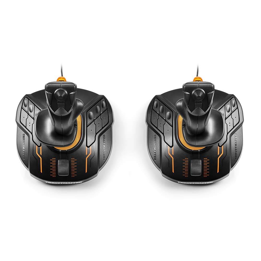 Thrustmaster T16000M FCS Space Sim Duo Combat Flight Sim Joystick - PC | Dual Hall-Effect sticks, 32 programable buttons, weighted bases, 8-way hat switch, 4 axes, twist rudder, integrated throttle - Flex Gamingproduct_type