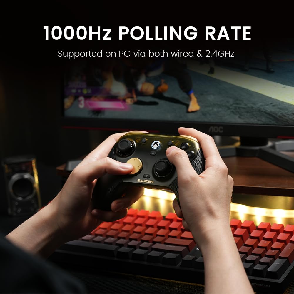 GameSir G7 Pro Wired Controller for Xbox Series X|S, Xbox One, Wireless Gamepad for PC&Android with TMR Sticks, Hall Effect Analog Triggers, 1000Hz Polling Rate, 3.5mm Audio Jack - Black - Flex Gamingproduct_type