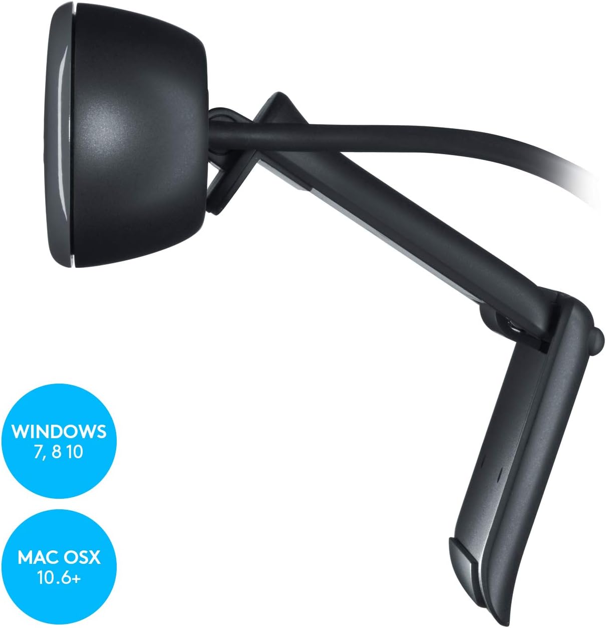 Logitech Brio 101 Full HD 1080p Webcam for Meetings, Streaming, Desktop, Laptop, PC - Built-in Mic, Shutter, Works with Zoom, Microsoft Teams, Nintendo Switch 2’s new GameChat Mode, USB-A,-Black - Flex Gamingproduct_type