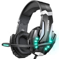 BENGOO G9000 Stereo Gaming Headset for PS4 PC Xbox One PS5 Controller, Noise Cancelling Over Ear Headphones with Mic, LED Light, 7.1 Surround Sound, Soft Memory Earmuffs for Nintendo Xbox Series X|S - Flex Gamingproduct_type
