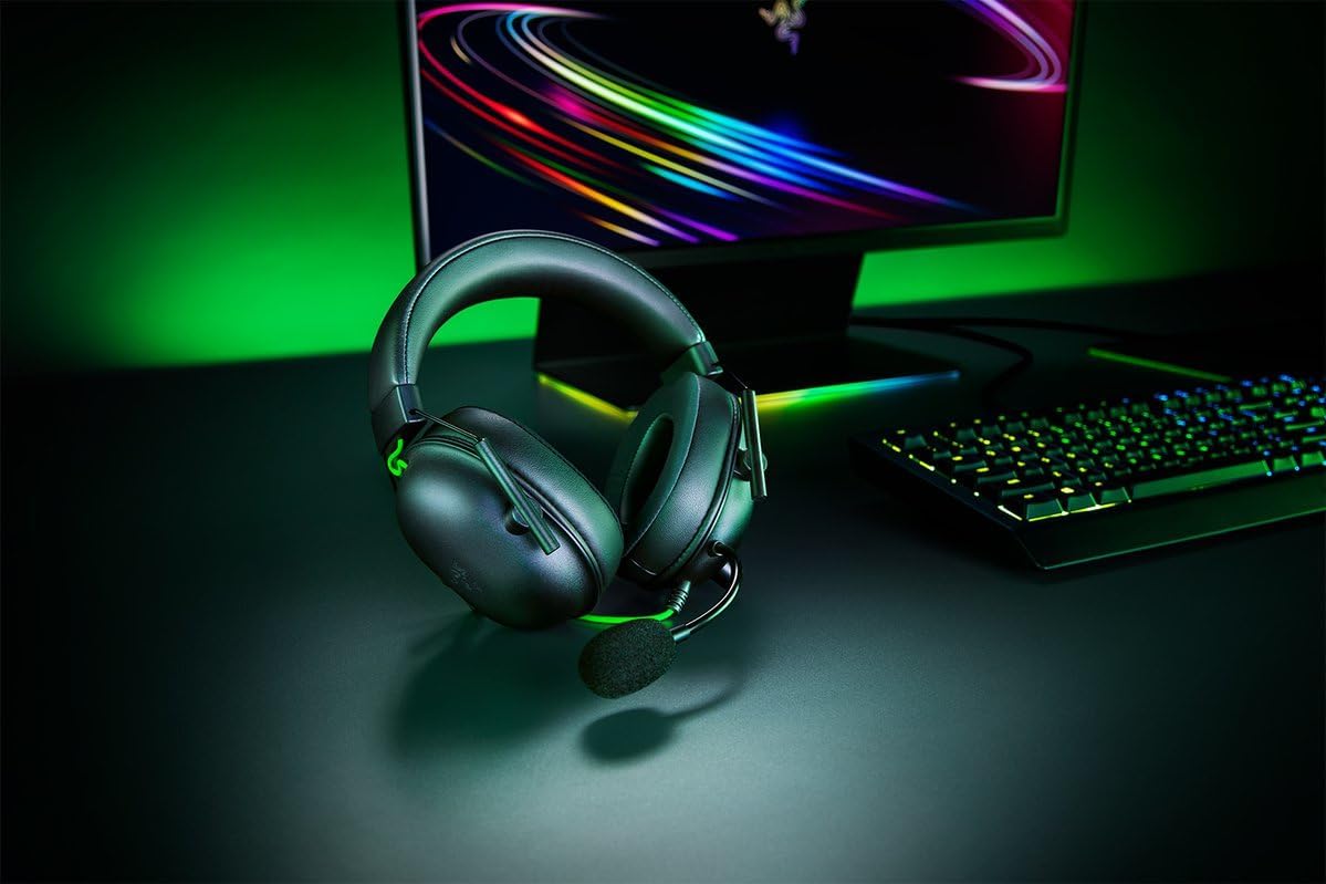 Razer BlackShark V2 X Gaming Headset: 7.1 Surround Sound - 50mm Drivers - Memory Foam Cushion - for PC, PS4, PS5, Switch - 3.5mm Audio Jack - Black