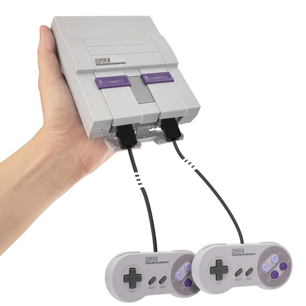VOOCAT Video Game Console for S Ntd Entertainment System for SNES Classic Mini, Pre-load 21 Official Games, 2 Controller Included - Flex Gamingproduct_type