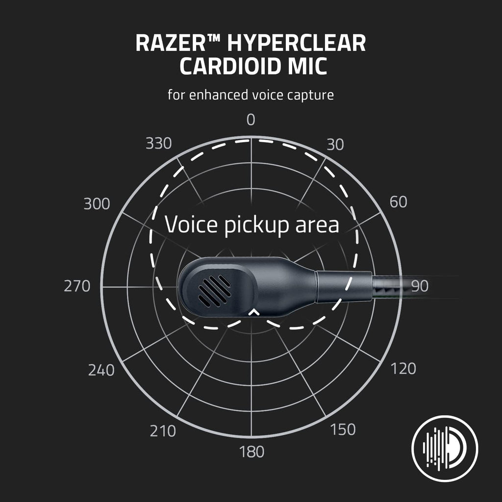 Razer BlackShark V2 X Gaming Headset: 7.1 Surround Sound - 50mm Drivers - Memory Foam Cushion - for PC, PS4, PS5, Switch - 3.5mm Audio Jack - Black