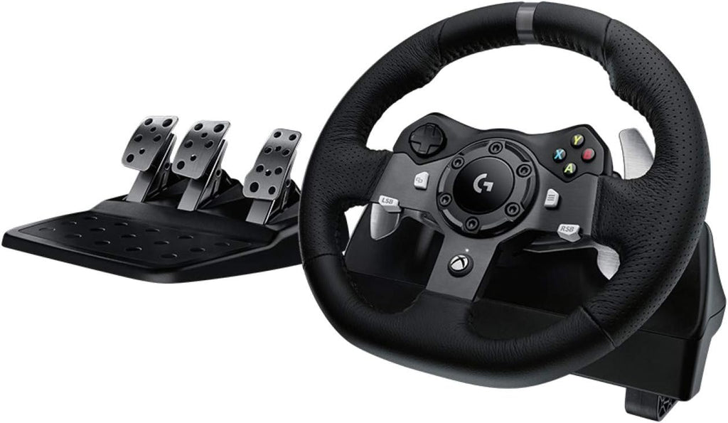 Logitech G29 Driving Force Racing Wheel and Floor Pedals, Real Force Feedback, Stainless Steel Paddle Shifters, Leather Steering Wheel Cover for PS5, PS4, PC, Mac - Flex Gamingproduct_type