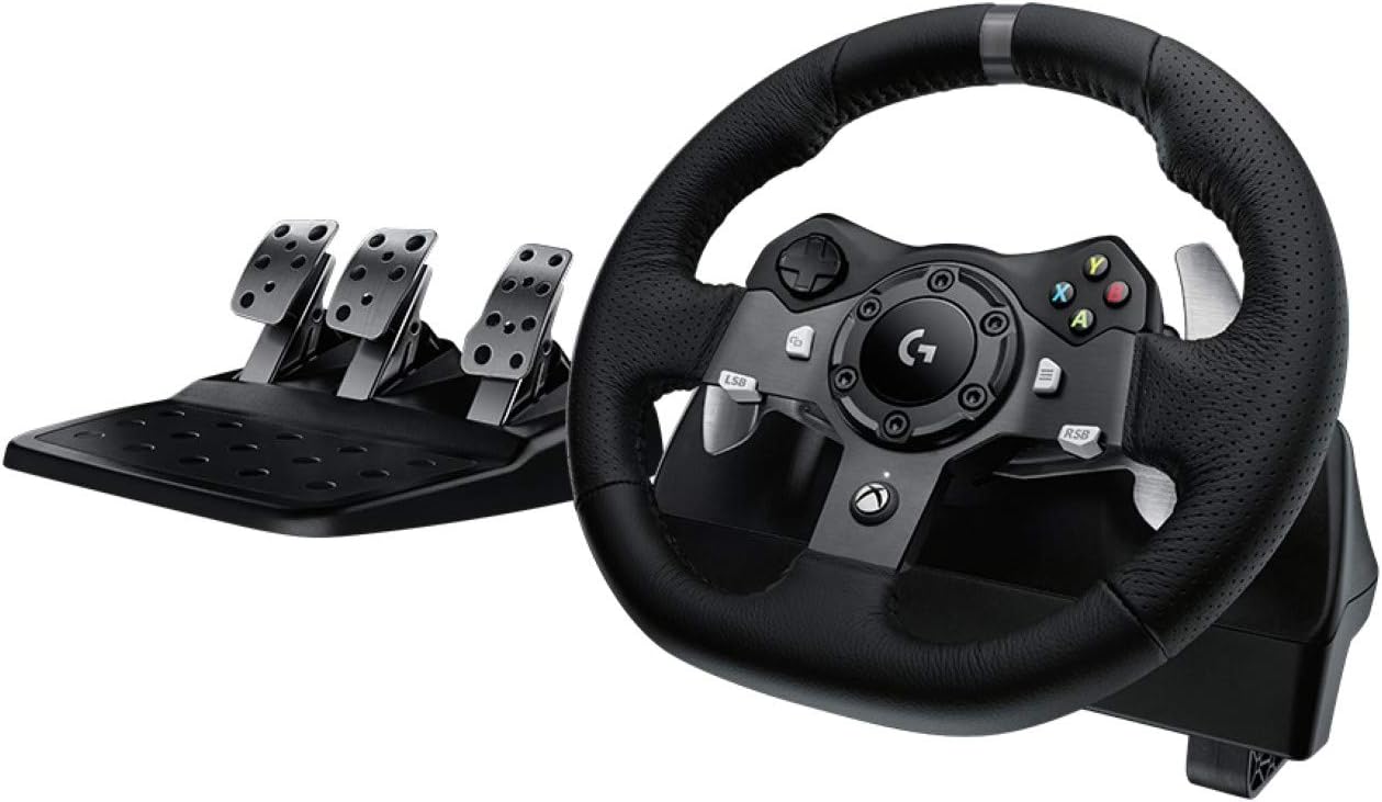 Logitech G29 Driving Force Racing Wheel and Floor Pedals, Real Force Feedback, Stainless Steel Paddle Shifters, Leather Steering Wheel Cover for PS5, PS4, PC, Mac - Flex Gamingproduct_type