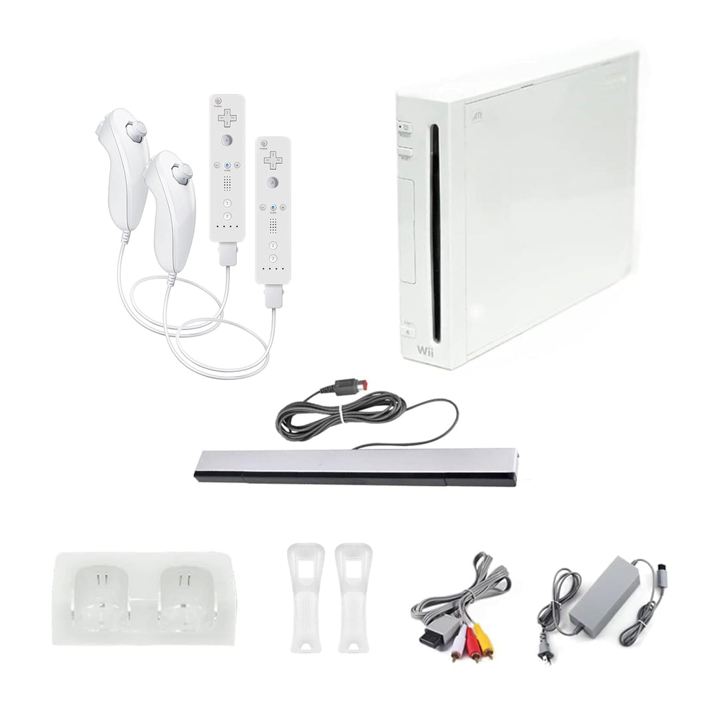 Nintendo Wii Console, White Premium Bundle (Renewed) - Flex Gamingproduct_type
